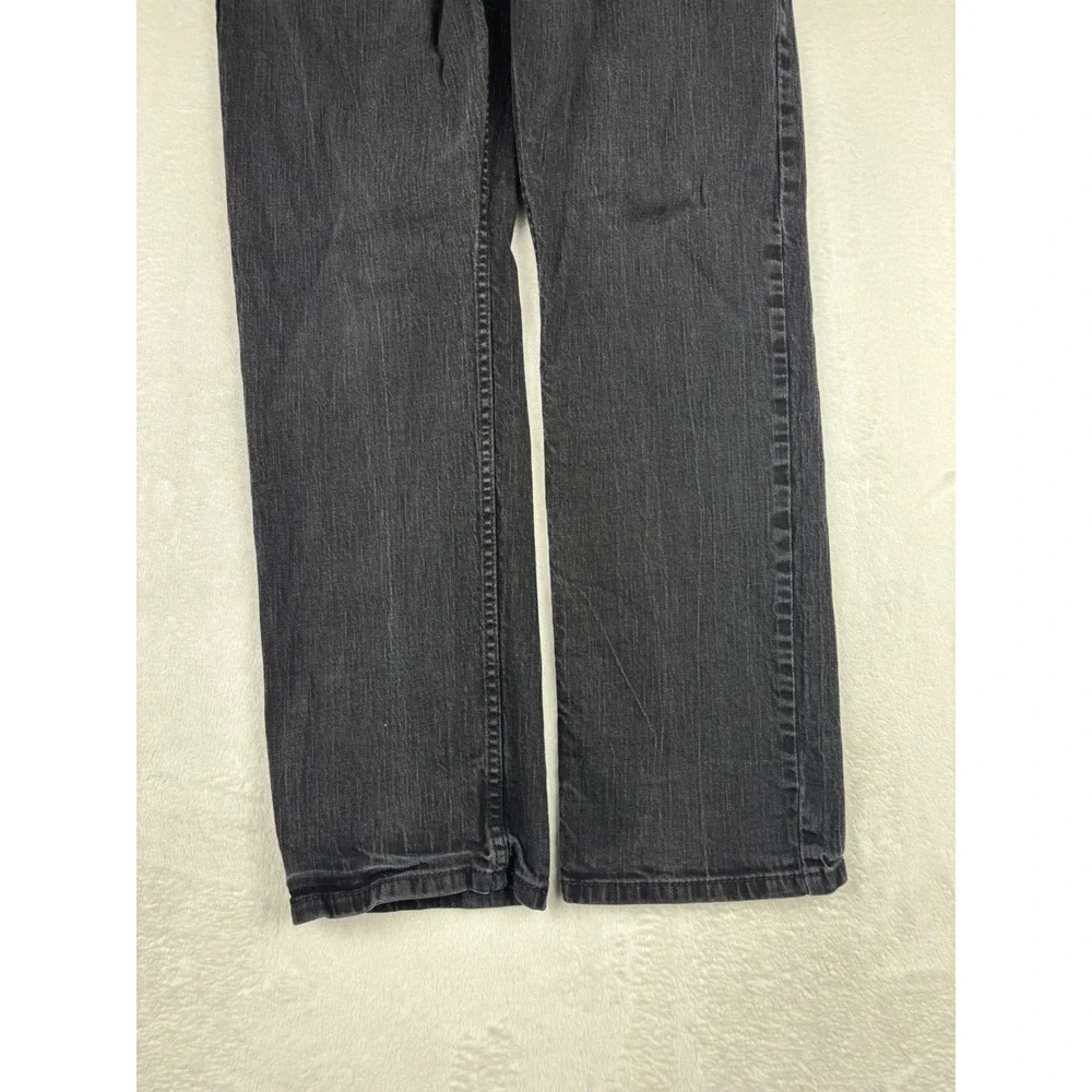 Levis 559 Men's 36x32 Jeans Fuzzy Black Fades Dark Grungy Washed Denim Pants